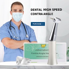 Dental Push Button Low Speed Contra Angle Handpiece E-type Fit FG 1.6mm Burs dk