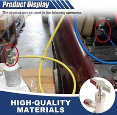 Self-Sealing Can Tap, Refrigerant Can Opener with Tank Adapter for Size: R134a