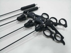 Laparoscopic L-Hook Fenestrated Maryland Grasper Curved Scissors Instrument