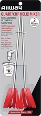 HMQ Helix Paint Mixer Drill Attachment for 1-Quart and 1-Cup Containers, 2 Pack