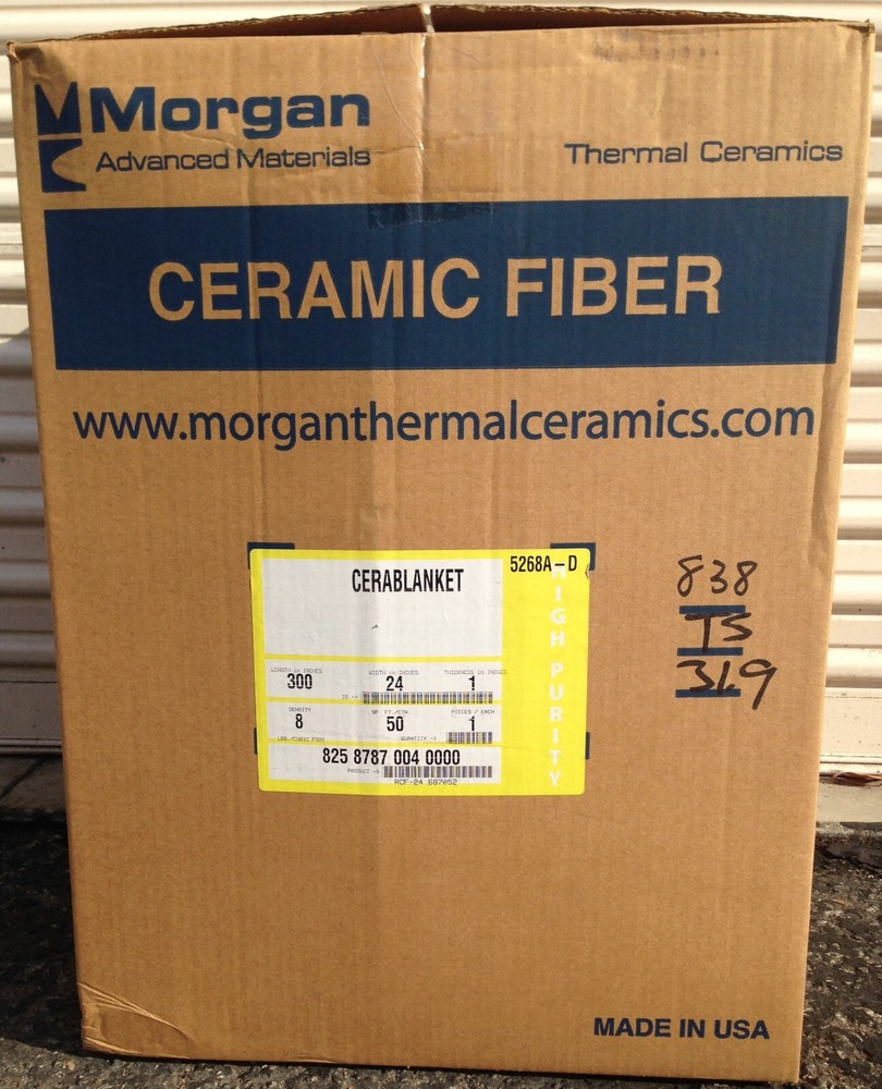 1″ CeraBlanket 24″ x 300″ Ceramic Fiber FULL ROLL 8# Thermal Ceramics OEM 2400F