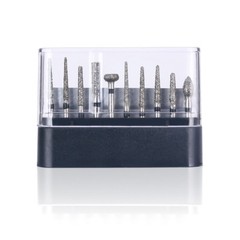 3PC Dental Clinic Diamond Burs Air Turbine Kit Z FG-109 for High Speed Handpiece