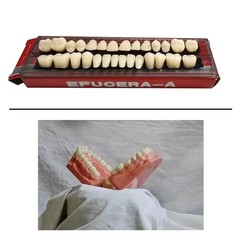 2 Sets Dental Size #A2 & #A3 Denture Acrylic Resin Full Set Teeth Upper Lower