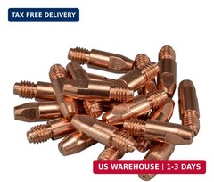 RIVERWELD MIG MAG Contact Tips M8 .045″ 1.2mm 140.0442 Copper Consumables Fit 36