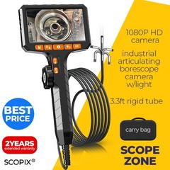 Two-Way Articulating Borescope Teslong Industrial Endoscope Inspection Camera