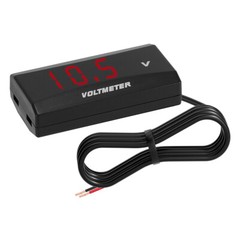 12V Digital LED Display Voltmeter Voltage Gauge Panel Meter for Motorcycle & Car