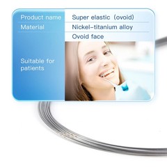 1 Pack Dental Orthodontic Super Elastic Niti Round Arch Wire Ovoid/Nature Form
