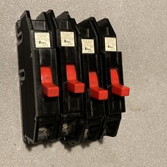 Zinsco Q20 Magnetrip 20 Amp 1 Pole Circuit Breaker 20A 1P Type Q RED Q120 Q020