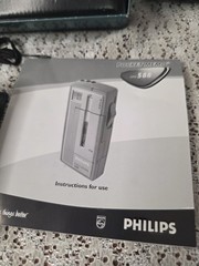Vintage Phillips Pocket Memo #588 Dictation Recorder Mini Cassette WORKS!
