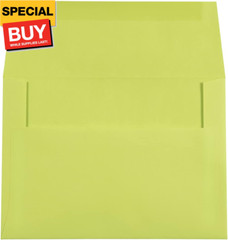 A7 Colored Invitation Envelopes – 5 1/4 x 7 1/4 – Ultra Lime Green – 50/Pack