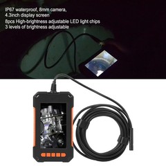 P40 8mm Endoscope 1920 X 1080P 4.3inch Color Display Screen Endoscope New