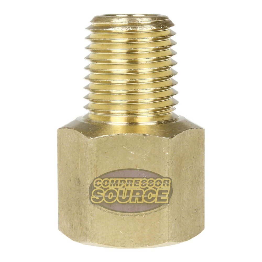 1/4″ x 1/4″ Female NPTF x Male NPTF Solid Brass Extension Adapter Pipe Fitting