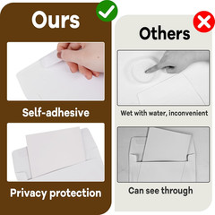 1000PCS A7 Envelopes 5.25×7.25″, Self-Adhesive for 5×7 Cards Mailing Bulk