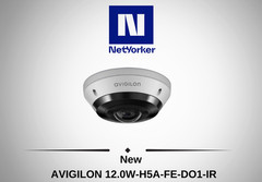 NEW Avigilon 12.0W-H5A-FE-DO1-IR H5A 12MP 360 Degree Fisheye OutDoor IR IP Dome