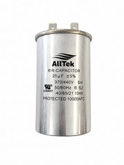 Motor Run Capacitor 20 uF (20 MFD) 370/440V Round HVAC AC Motor Fan Alltek