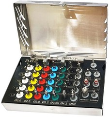 Dental Implant Integral Stopper 35 Drills with Drivers and Keys Complete Kit