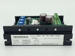 Automation Direct IronHorse GSD1-48-10C Open Frame DC Motor Drive 12-48VDC 10A