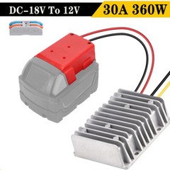 40A 480W DC 18V To 12V Step Down DIY Converter For Milwaukee Voltage Regulator