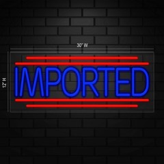 Imported Neon Sign for Retail Displays | LED Flex Neon | 30″W x 12″H x 1″D