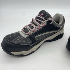 Skechers Work Steel Toe Women’s Size 11 Shoes Memory Foam Pink Black Gray