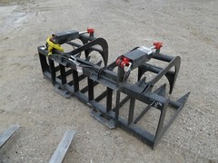 New 78″ HD Log Root brush Grapple Bucket 2 Cylinder USA made Attachment