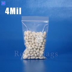 4×6″ Zip Plastic Reclosable Bags 2Mil 3Mil 4Mil 6Mil Top Lock Jewelry Baggies