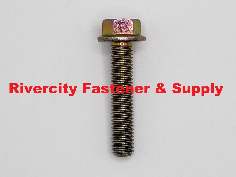 (100) M8-1.25 x 40 JIS Small Head Hex 10.9 M8x1.25 x 40 Flange Bolts 8mm x 40mm