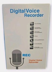 64GB Ai Voice Activated Recorder, DSP Sound Source Noise Reduction. Black