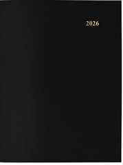 Day-Timer “The Best!” 2026 Monthly Planner Notebook Black, Large, 8 1/2″ x 11″
