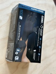 Diamond Grip 8MIL Nitrile Gloves – Black, XL Size (Pack of 100)