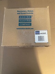 NEW BODINE ELECTRIC, 4435, 1/4 Hp, 2500 Rpm, 101 Oz-in., 42A5FEPM, 130 Vdc., NEM