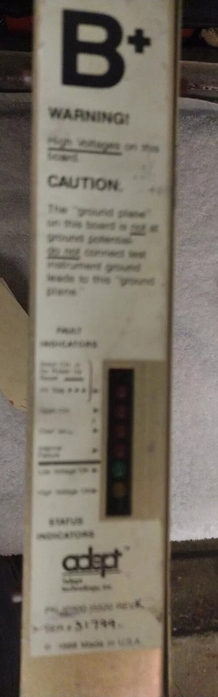ADEPT 10300-15520 REV_K SERVO AMPLIFIER B+