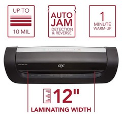 GBC Thermal Laminator Machine, Fusion 7000L, 12 Inch, 1 Min Warm-Up, 3-10 Mil…