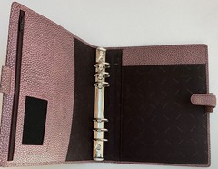 Filofax A5 Finsbury Leather Planner in Hard-to-Find Antique Rose Leather – RARE