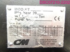 CM Columbus McKinnon HTP 2 Ton WLL Plain Trolley