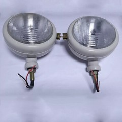 Gray Head Light Fits for Ford Tractor 8N 2N 9N 600 800 NAA 310066F 12V Pair lamp