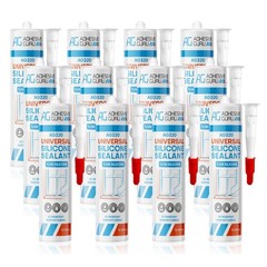 Adhesive Guru All Purpose Clear Silicone Sealant Waterproof (12 x 10.15 fl.oz…