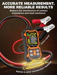 12V 24V Car Battery Tester, CBT01 Automotive Battery Checker, Auto Battery Vo…