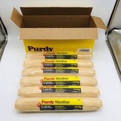 Purdy 144602183 Paint Roller Cover 1/2in Nap by 18in Semi Smooth-Rough 6 Pack