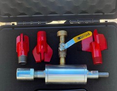 Horizontal Earth Boring Tool (NEW) w/ 1″, 2″, & 3″ Bits (NO CASE)