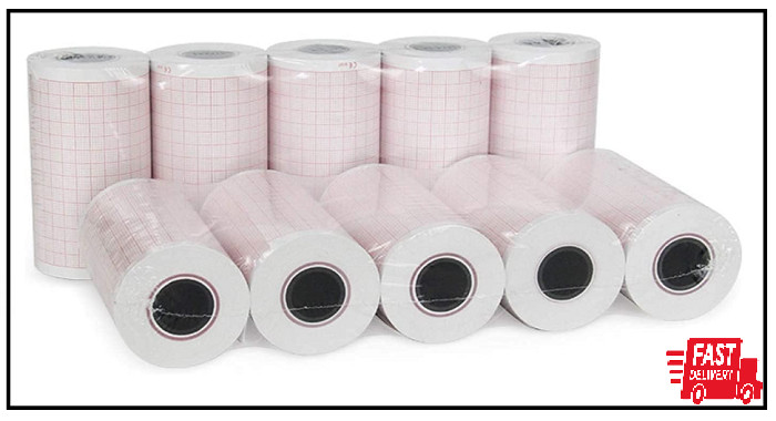 ECG Paper EKG Paper for 3 Channel ECG Machine 10 Rolls 80mm x 20meters