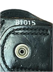 Bucheimer B1015 Leather Holster S&W OWB Right Hand Vintage Law Enforcement