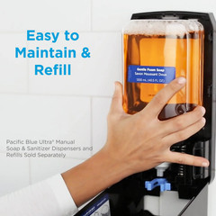 GEORGIA PACIFIC Pacific Blue Ultra Manual Soap Dispenser 53057 Black (New)