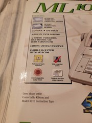 Brother ML100 Daisy Wheel Electronic Typewriter Discontinued New In Box