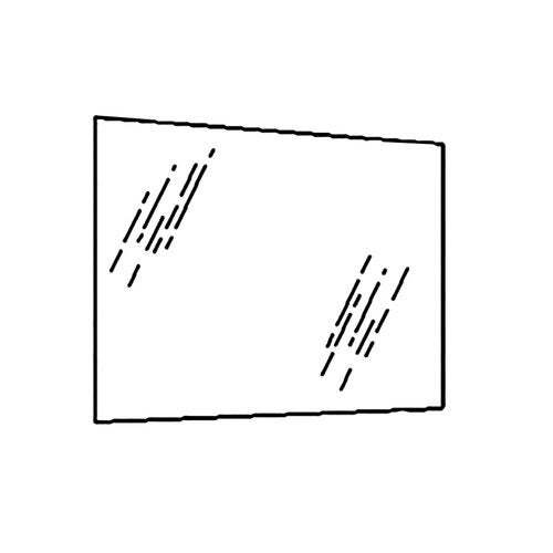 Cab Glass – Door Upper fits White 2-85 2-105 2-110 2-135 2-155 2-180 CG1976