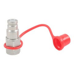 3/8 Flat Face Hydraulic Quick Connect Male Coupler 3/8 NPT Thread Heavy Duty