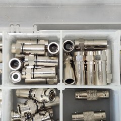 Ideal 33-639 Pro Compression Starter Kit Coax Cable Connector Cut Strip Tools