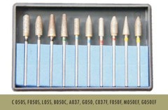 Bomaoer Dental Lab HP Burs Hot Fully-Sintered diamond KITs ZD 104 universal 10PC