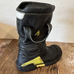 PAIR HAIX FIRE HERO MENS SIZE 7.5 FIREFIGHTING BOOTS LEATHER