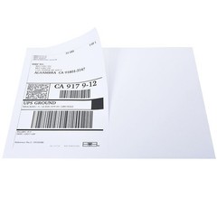 100-20000 Premium 8.5×5.5 Shipping Mailing Labels Half Sheet Self Adhesive